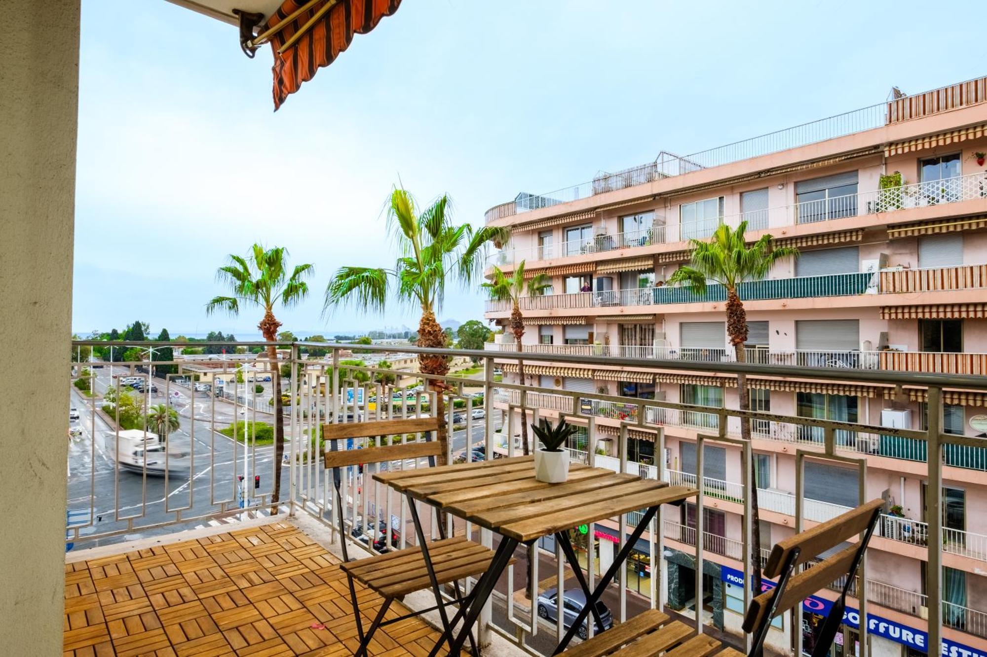 Le Millesime ~ Vue ~ Balcon ~ Parking Apartment Cagnes-sur-Mer Bagian luar foto